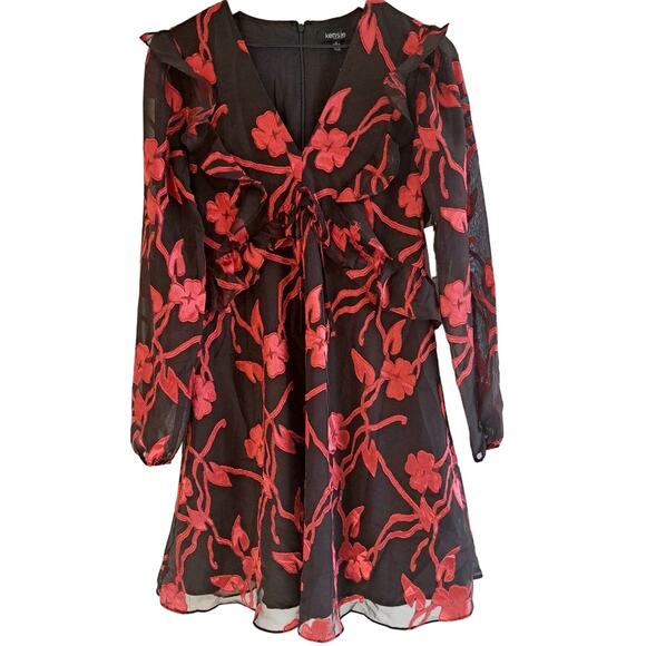 Kensie Floral Print Ruffled Dress - Picture 7 of 11